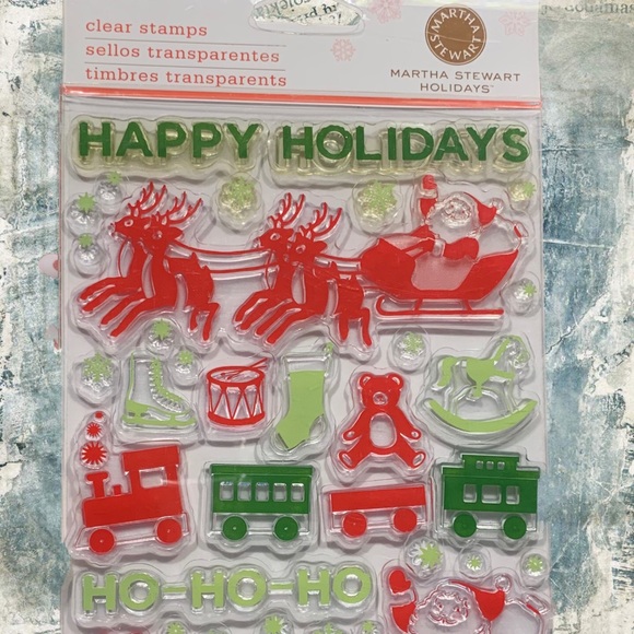 🧑🎄 Martha Stewart 🧑🎄 Christmas Stamp Set - Picture 3 of 5